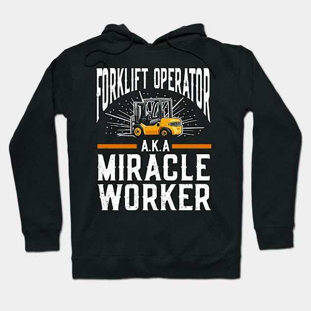 Forklift Certified Forklift Operator Forklift Hoodie by IngeniousMerch